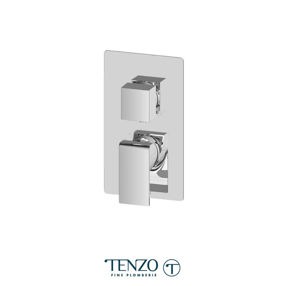 Tenzo F-SLPB33-CR T-Box Valve Trims Pressure Balance 3 Functions Diverter Chrome
