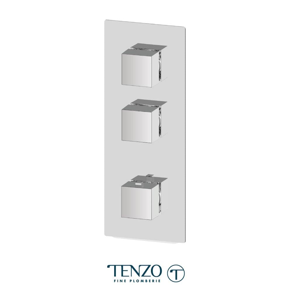 Tenzo F-SLT42-CR Extenza Valve Trims Slik Thermo. 2 Functions Chrome