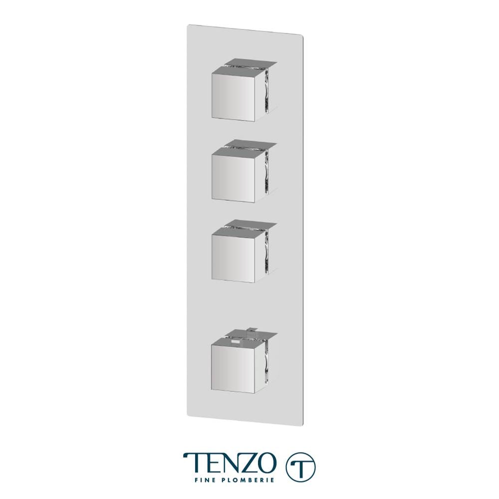 Tenzo F-SLT43-CR Extenza Valve Trims Slik Thermo. 2 Functions Chrome