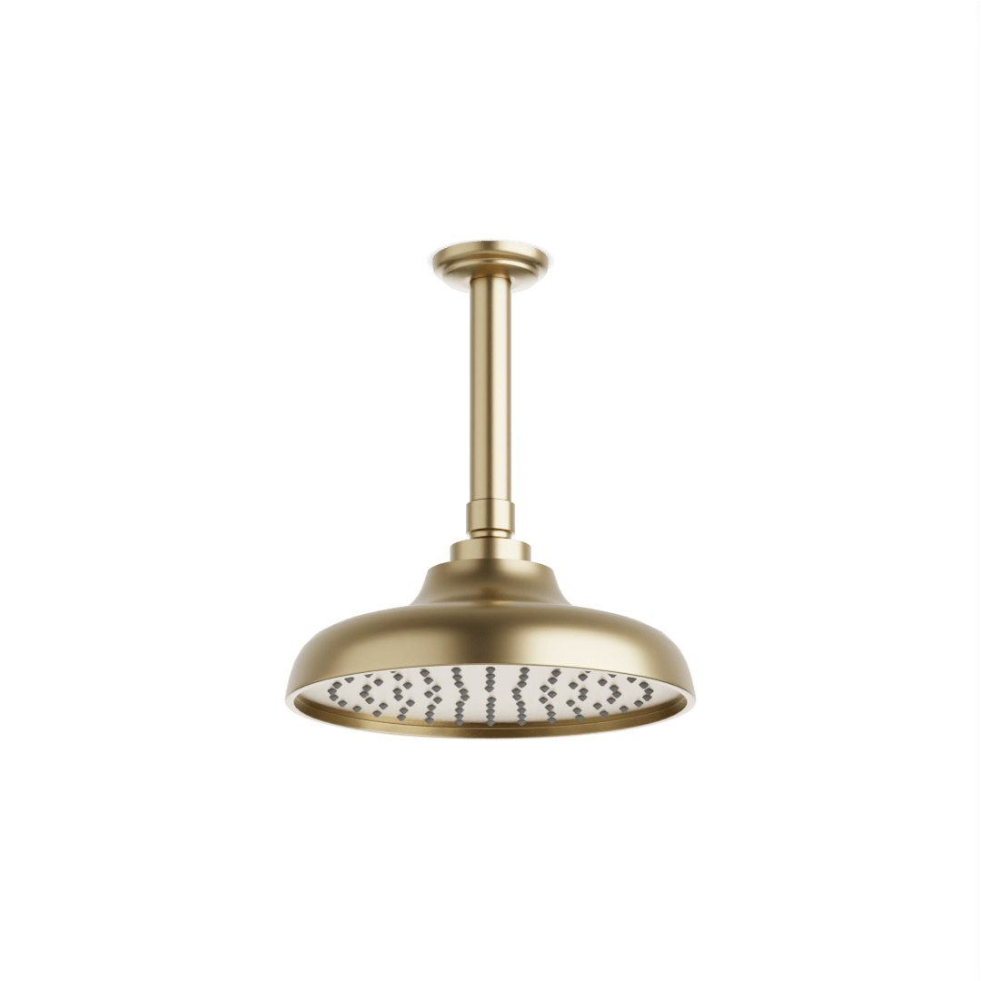Artos F901-24CL Classic 8" Rain Shower Head on Ceiling Mount Arm