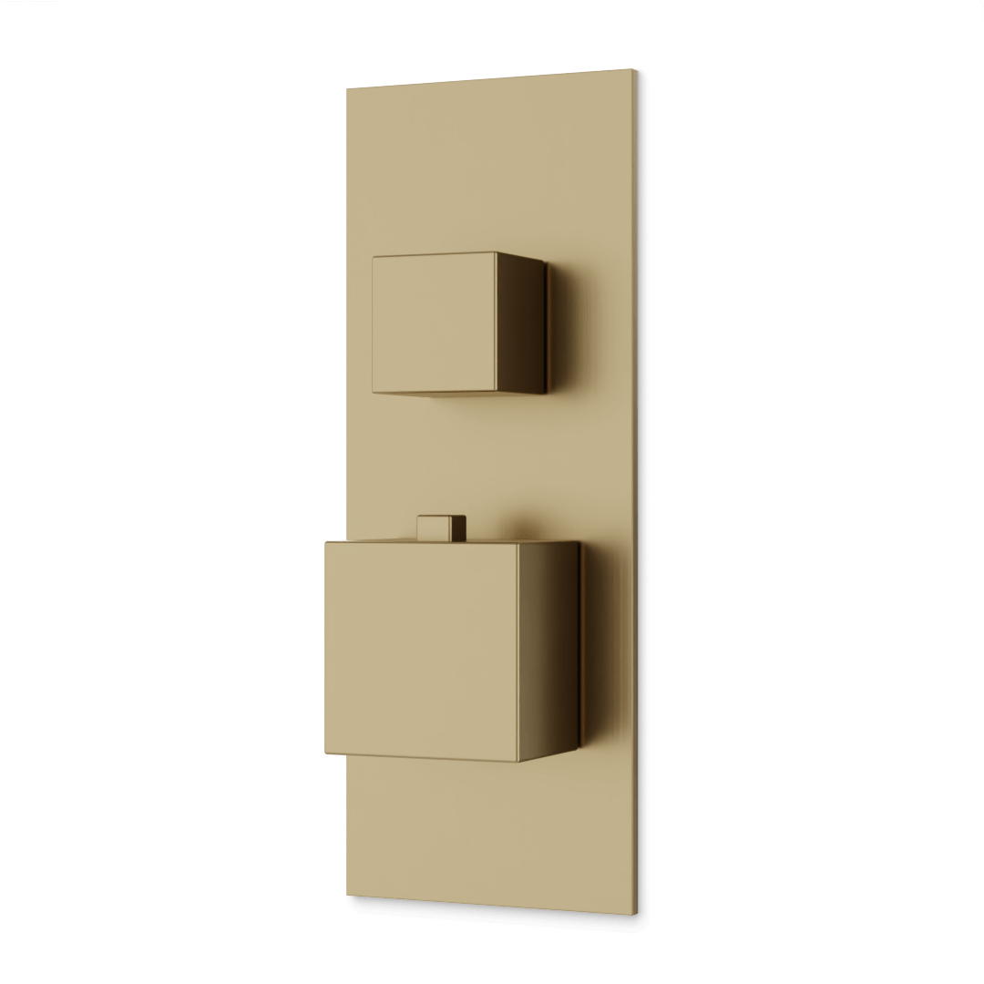 Artos F903B-67TK Edge Thermostat with 3-Way Diverter & Off Position Linear Trim Kit