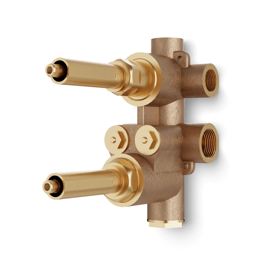 Artos F973ANSVO 3/4" Thermostat Valve With 3-Way Non-Shared Diverter & Off Position
