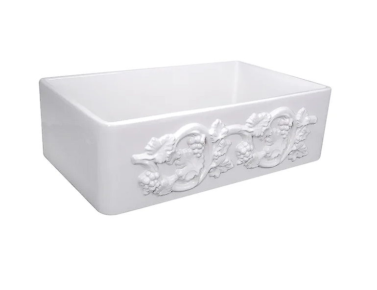 Nantucket Sinks FCFS3320S 33-Inch Farmhouse Fireclay Sink