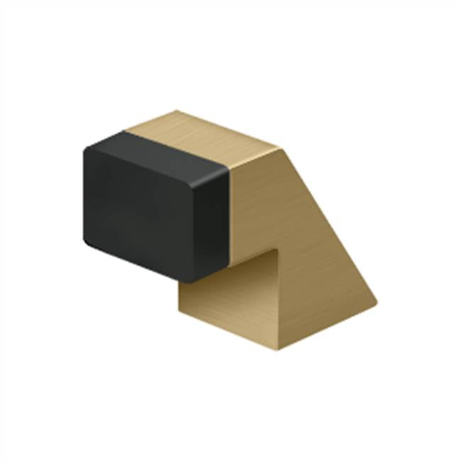 Deltana FDB125 Floor Door Bumper 1-1/4, Contemporary, Solid Brass