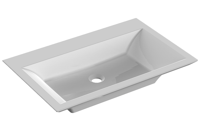 Graff FIN00-NO-GL Finezza Countertop/Drop-In Sink