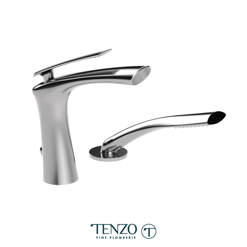 Tenzo FL31-CR Fluvia Deck Mount 2 Pcs Tub Filler Chrome