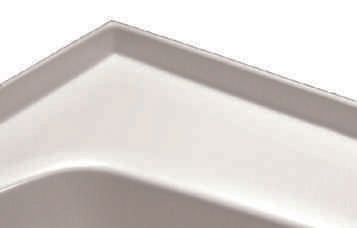 Molded Tile Flange 1 Sided