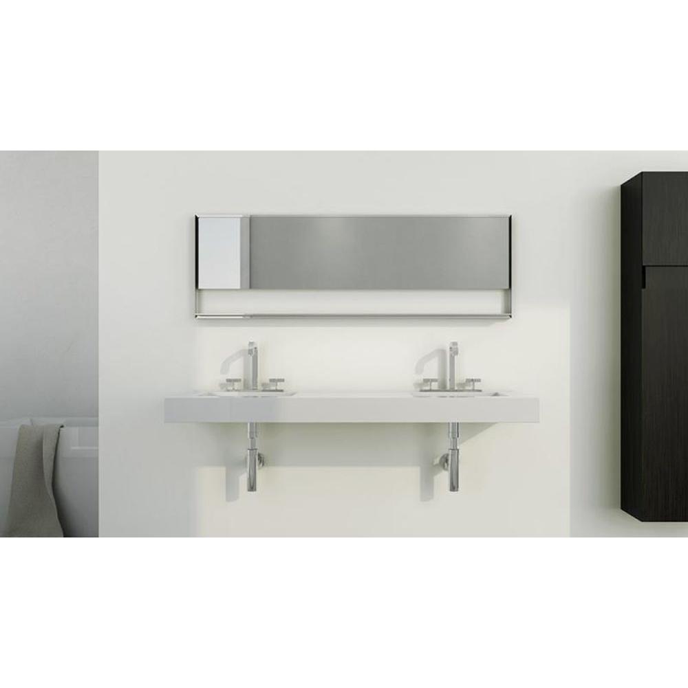 Wet Style WM7222 Bracket System For 72 Inch Lavatory - Stainless Steel