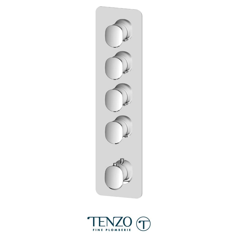 Tenzo FLT44-CR Extenza Valve Fluvia Thermo. 4 Functions Chrome