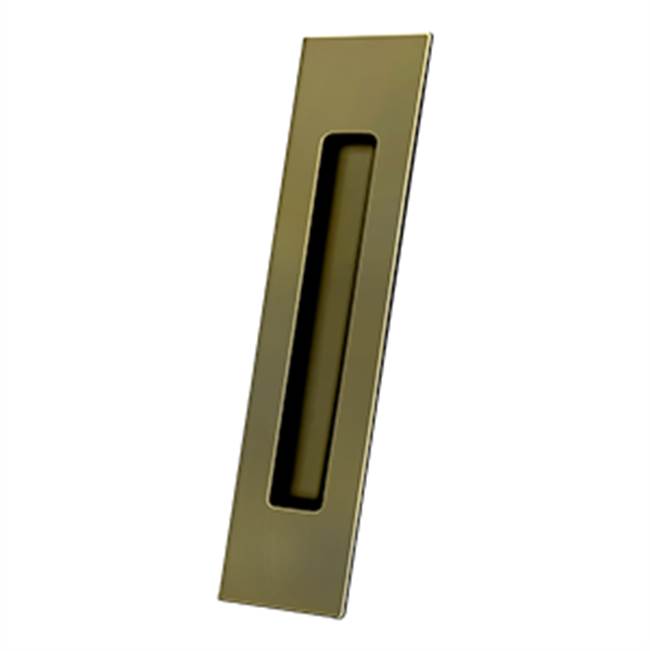 Deltana FP10225 Flush Pull, Rectangular, HD, 10 x 2-1/4 x 1/2, Solid Brass