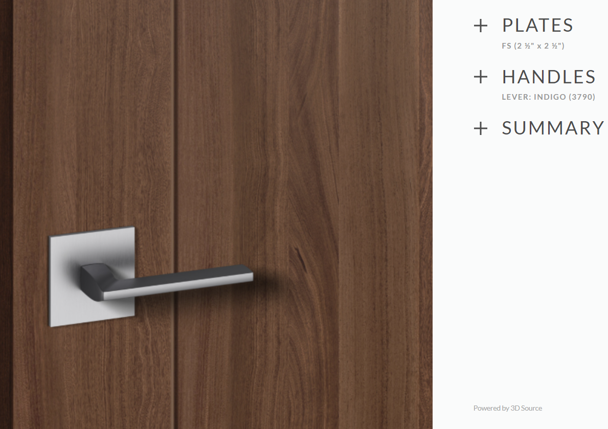 Ashley Norton FS.3790.42.L.4 Indigio Full Dummy - Satin Nickel