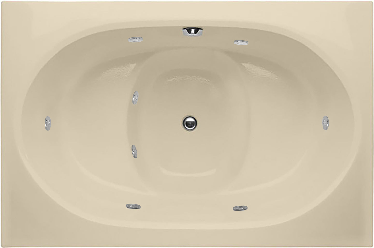 Hydro Systems FUJ6040ACO Fuji 60 X 40 Acrylic Airbath & Whirlpool Combo Tub System