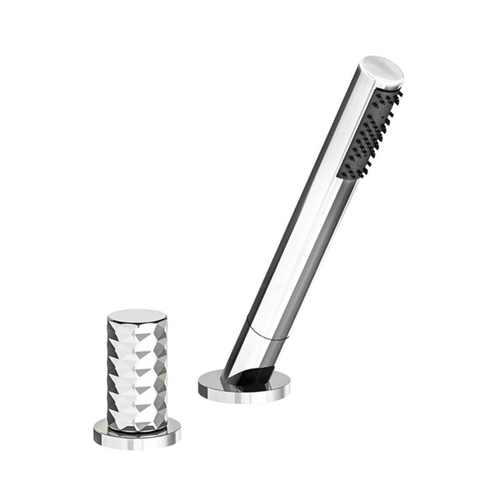 Franz Viegener FV133/J2D.0 Lollipop Diamond Deck Mounted Roman Diverter Valve And Handshower Assembly