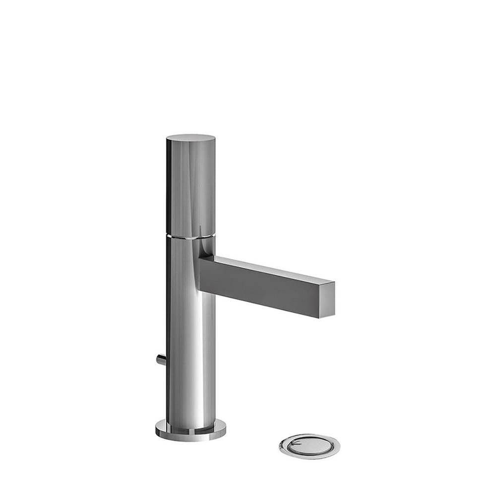 Franz Viegener FV182/J2P Lollipop Single Handle Lavatory Set, Plain Cylinder Handle, With Pop - Up Drain Assembly