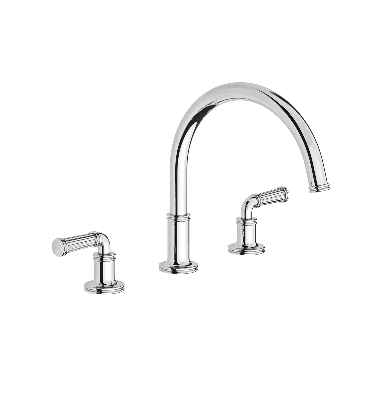 Franz Viegener FV210/K3HG Classic H Deck Mounted Roman Bath Faucet 3/4" Valves - Parent