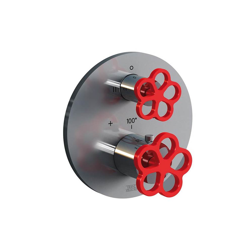Franz Viegener FV227/J1.0 Industrial Chic Thermostatic Wall Valve - Trim Only