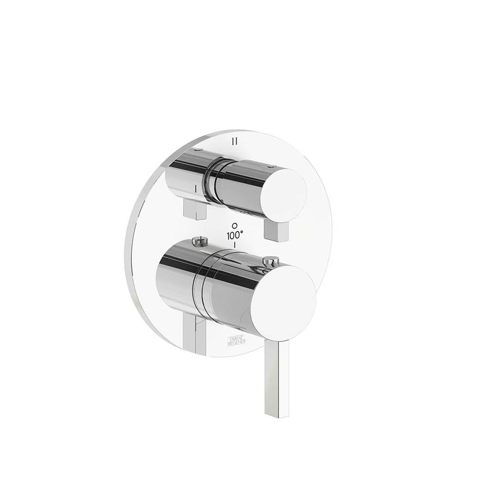 Franz Viegener FV247/J2.0 Lollipop Thermostatic Wall Valve With Three Outlets - Trim Only - Parent