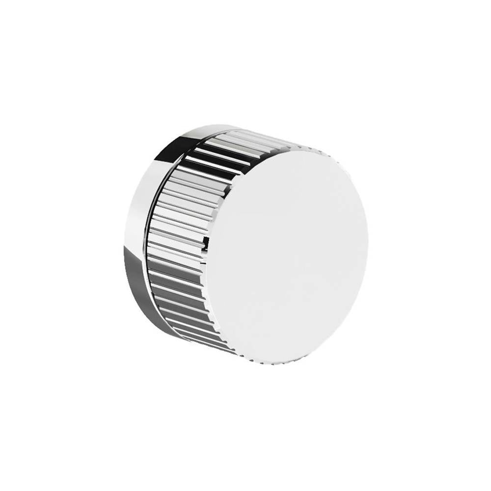 Franz Viegener FV480V.0 Wall Volume Control, Vertical Lines Cylinder Handle - Trim Only