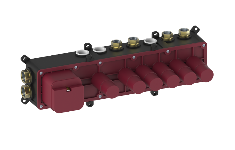 Graff G-18004B Thermostatic 4-Button Close Knob Rough Valve