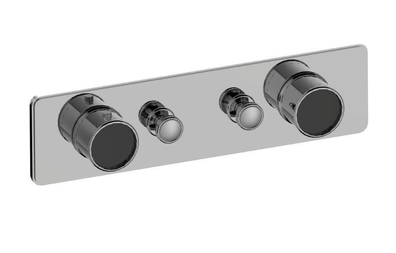 Graff G-18012HAP-T Riva Traditional 2-Button Split Knob Horizontal Trim - Parent