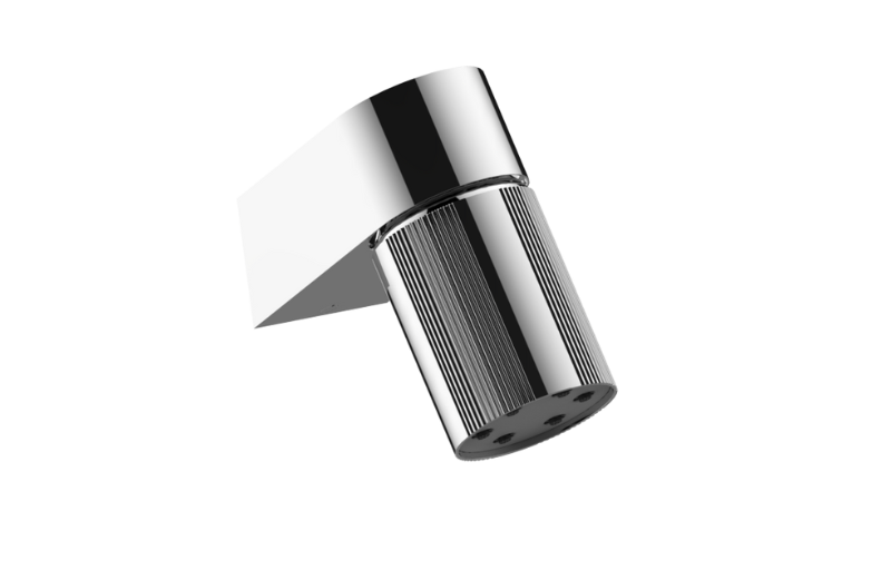 Graff G-18201WCCF Riva Wall-Mount Contemporary Fluted Knurl 6-Jet Showerhead - Parent
