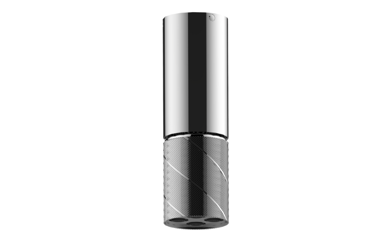 Graff G-18210CCBQ Riva Ceiling-Mount Contemporary Oblique Knurl 4-Spray Showerhead - Parent