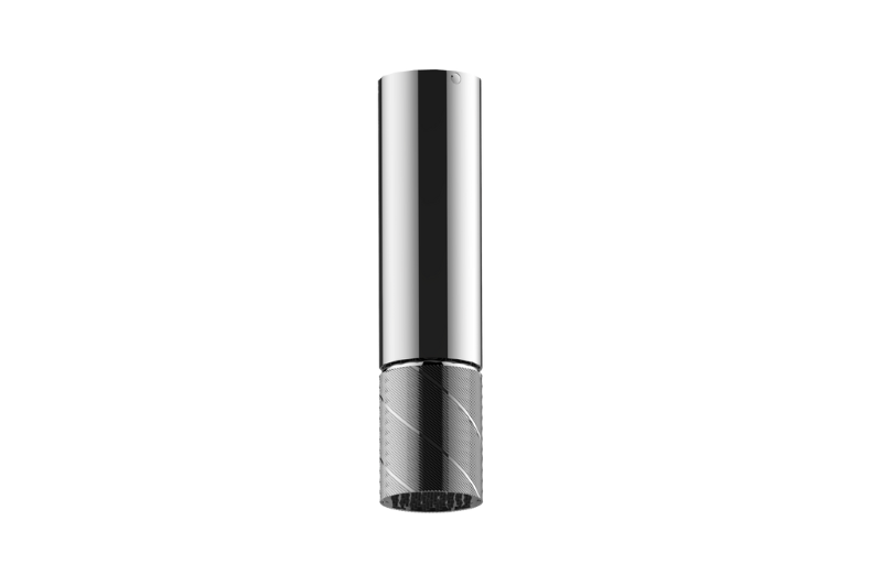 Graff G-18213CCAQ Riva Ceiling-Mount Contemporary Oblique Knurl Showerhead - Parent