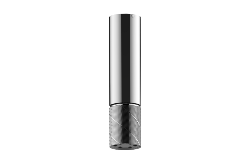 Graff G-18213CCCQ Riva Ceiling-Mount Contemporary Oblique Knurl 6-Jet Showerhead - Parent