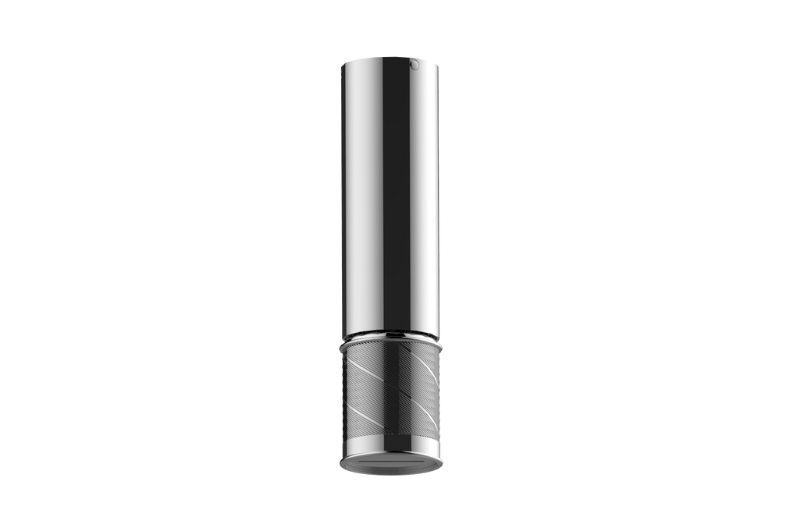 Graff G-18213CTGQ Riva Ceiling-Mount Traditional Oblique Knurl Cascade Showerhead - Parent