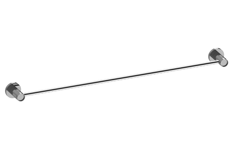 Graff G-1940CF Riva Contemporary 18" Towel Bar Fluted Knurled