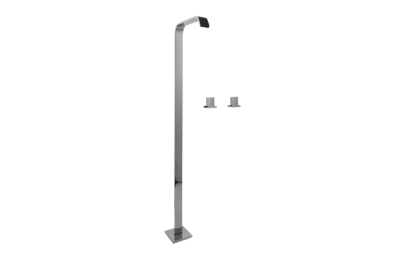 Graff G-3615-C14 Targa Floor-Mounted Vessel Filler With Deck-Mounted Handles - Parent