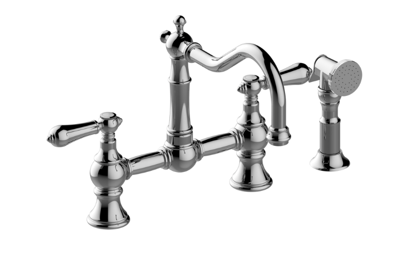Graff G-4846-LM34 Adley Bridge Kitchen Faucet With Side Spray - Parent