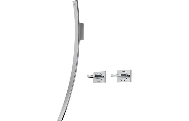 Graff G-6000-C14U Luna Wall-Mounted Lavatory/Vessel Filler With Deck-Mounted Handles - Parent
