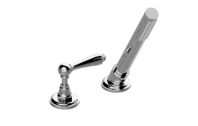 Graff G-6955-LM48B-T Camden Deck-Mounted Handshower & Diverter Set With Lever Handle - Parent