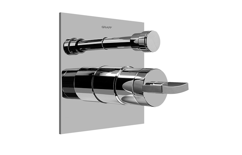 Graff G-7090-C14S-T Sade/Targa Pressure Balancing Valve Trim With Handle and Diverter - Parent