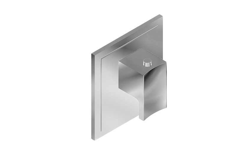 Graff G-8021-C14E-T M-Series Transitional Square Thermostatic Trim Plate with Sade/Targa Handle - Parent