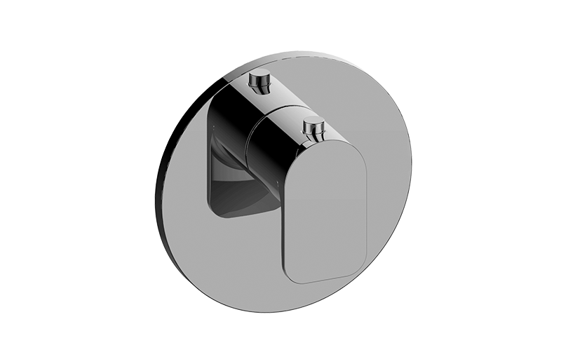 Graff G-8037-LM42E-T Sento Round M-Series Thermostatic Valve Trim Plate With Handle - Parent