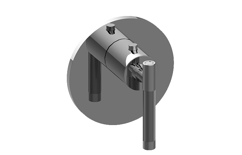 Graff G-8037-LM57E-T Harley Round M-Series Thermostatic Valve Trim Plate With Handle - Parent