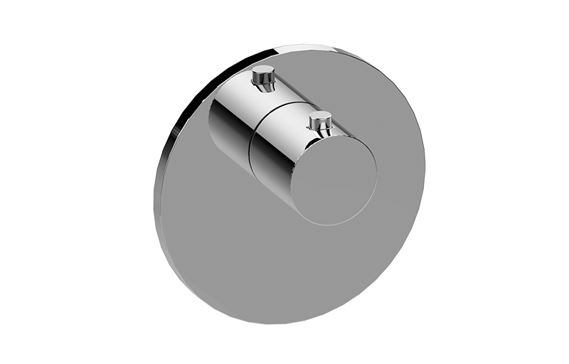 Graff G-8037-RH-T M.E./M.E. 25 Round M-Series Thermostatic Valve Trim Plate With Handle - Parent