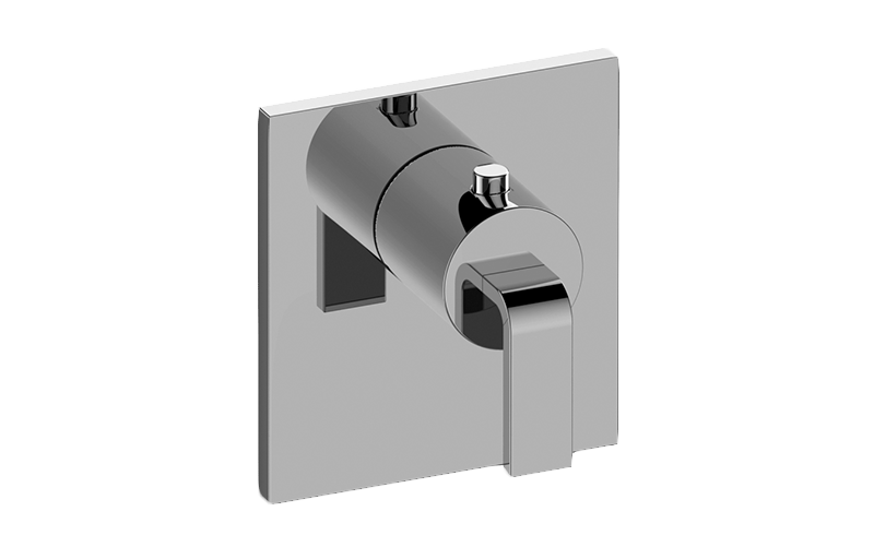 Graff G-8043-LM40E-T Immersion Square M-Series Thermostatic Valve Trim Plate With Handle - Parent