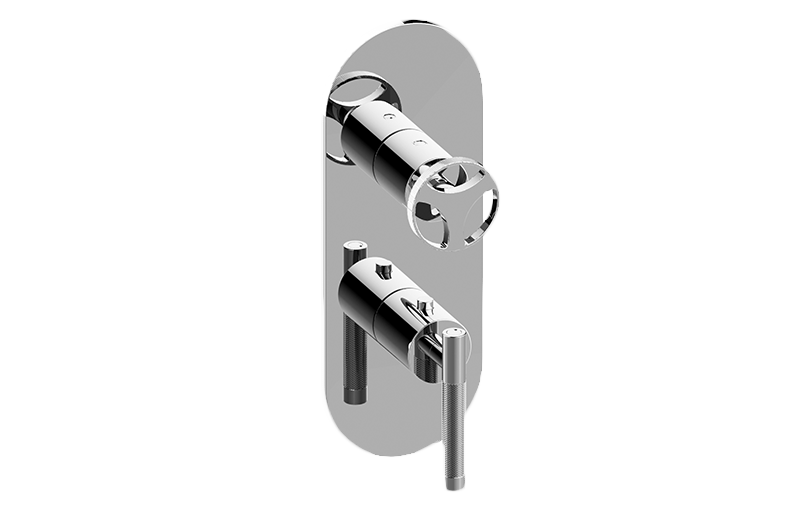 Graff G-8047-LM57C19-T Harley Round M-Series Valve Trim With Two Handles - Parent