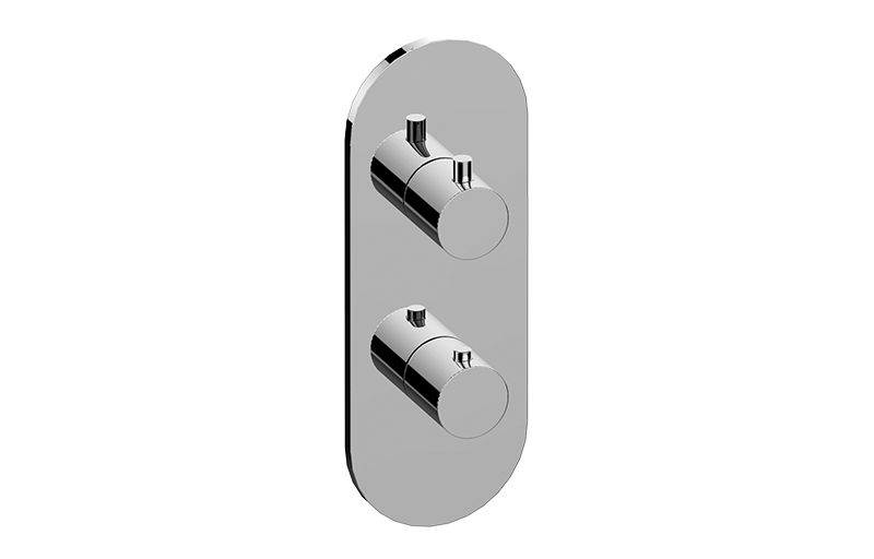 Graff G-8047-RH0-T M.E./M.E. 25 Round M-Series Valve Trim With Two Handles - Parent