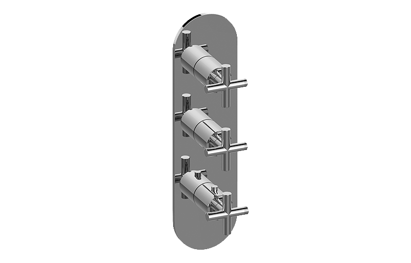 Graff G-8056-C17E0-T Terra/M.E. Round M-Series Valve Trim With Three Handles - Parent