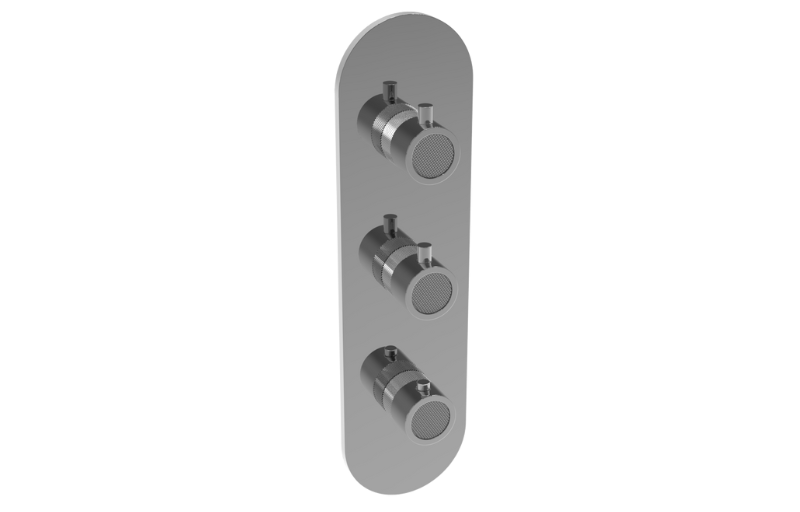 Graff G-8056-RK0-T Cameo Round M-Series Valve Trim With Three Handles - Parent
