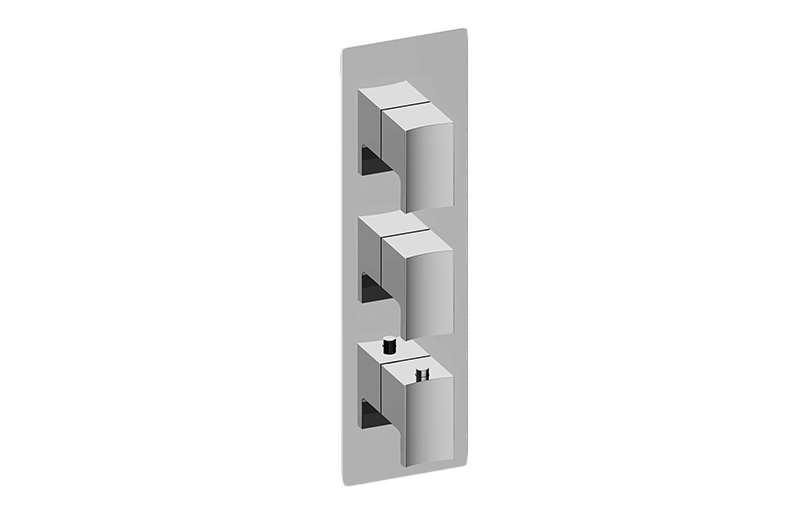 Graff G-8057-LM36E0-T Sade/Targa Square M-Series Valve Trim With Three Handles - Parent