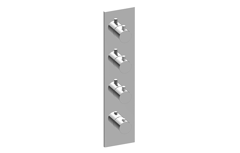 Graff G-8059-RH0-T M.E./M.E. 25 Square M-Series Valve Trim With Four Handles - Parent