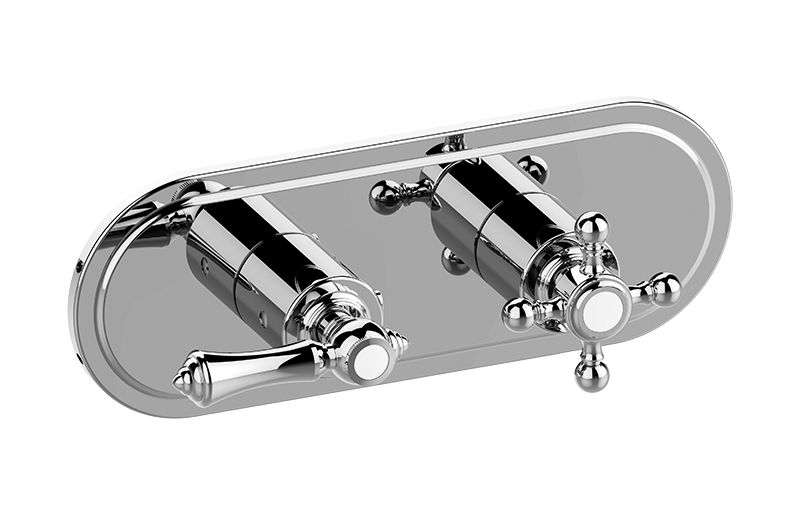 Graff G-8086H-LM15C2-T Adley Traditional M-Series Valve Trim With Two Handles Horizontal Orientation - Parent
