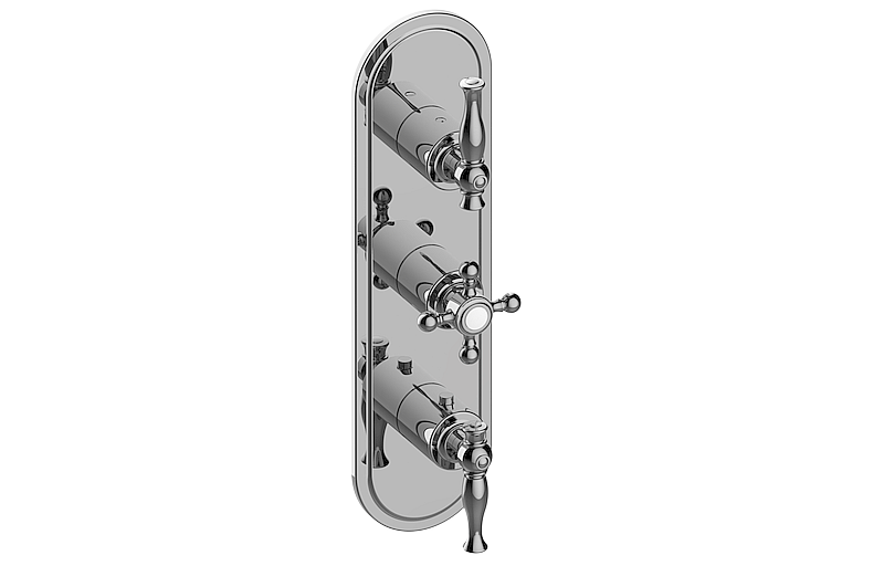 Graff G-8087-ALM22C2-T Lauren Traditional M-Series Valve Trim With Three Handles - Parent