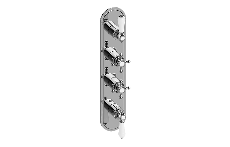 Graff G-8088-ALC1C2-T Adley Traditional M-Series Valve Trim With Four Handles - Parent