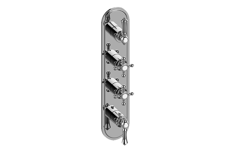 Graff G-8088-ALM15C2-T Adley Traditional M-Series Valve Trim With Four Handles - Parent